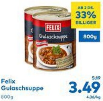 T&G Felix Gulaschsuppe 800g Angebot