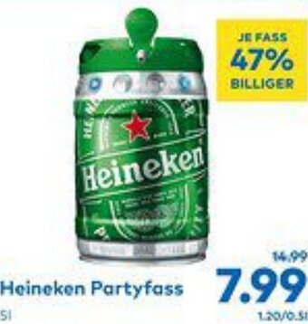 T&G Heineken Partyfass 5L Angebot
