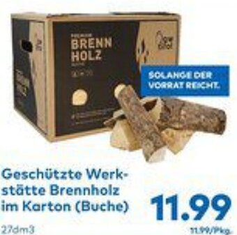 T&G Geschützte Werk-stätte Brennholz im Karton (Buche) Angebot