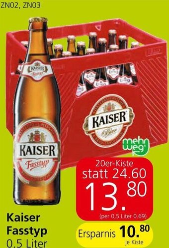Spar Kaiser Fasstyp 0,5 Liter Angebot