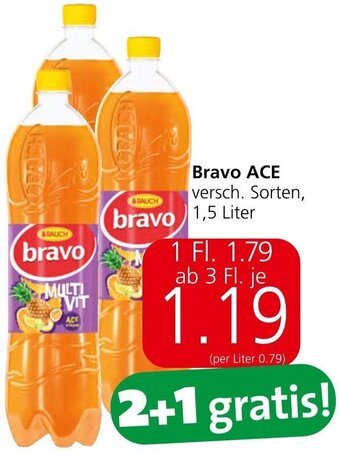 Spar Bravo ACE versch. Sorten, 1,5 Liter Angebot