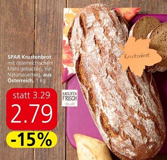 Spar SPAR Krustenbrot 1 kg Angebot