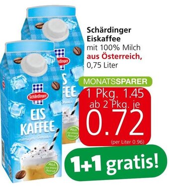 Spar Schärdinger Eiskaffee 0,75 Liter Angebot