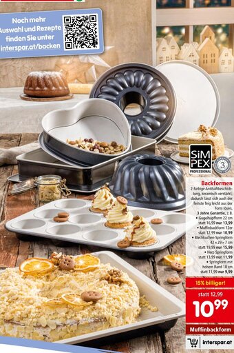 Interspar Backformen Angebot