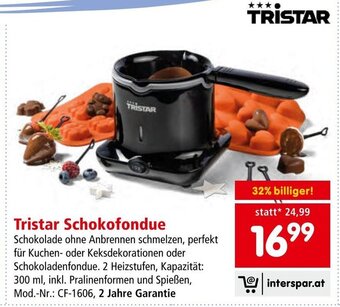 Interspar Tristar Schokofondue Schokolade Angebot