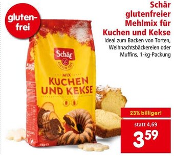 Interspar Schär glutenfreier Mehlmix für Kuchen und Kekse Angebot