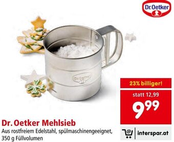 Interspar Dr. Oetker Mehlsieb Angebot
