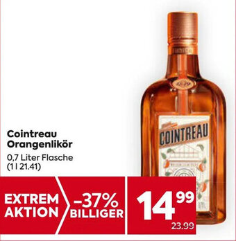 Billa Cointreau Orangenlikör 0,7 Liter Flasche Angebot