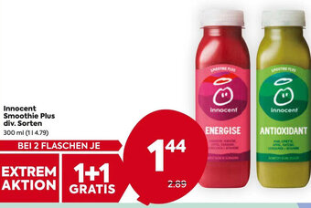 Billa Innocent Smoothie Plus div. Sorten 300 ml Angebot