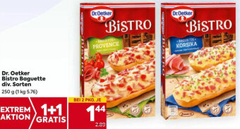 Billa Dr. Oetker Bistro Baguette div. Sorten 250 g Angebot