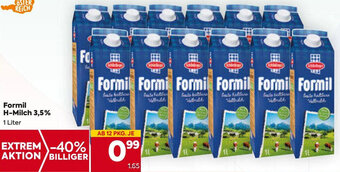 Billa Formil H-Milch 3,5% 1 Liter Angebot