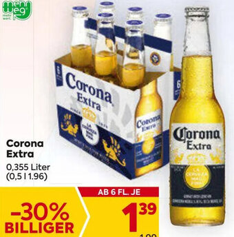 Billa Corona Extra 0,355 Liter Angebot