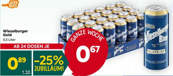 Billa Wieselburger Gold 0,5 Liter Angebot