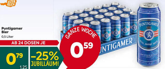 Billa Puntigamer Bier 0,5 Liter Angebot