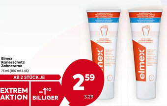 Billa Elmex Kariesschutz Zahncreme 75 ml Angebot
