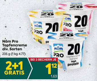 Billa Nöm Pro Topfencreme div. Sorten 235 g Angebot
