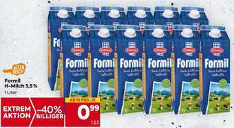 Billa Formil H-Milch 3,5% 1 Liter Angebot