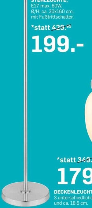 Möbel Ludwig STEHLEUCHTE, Angebot