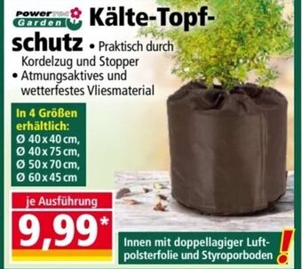 Norma Power Garden( Kälte-Topf- schutz Angebot