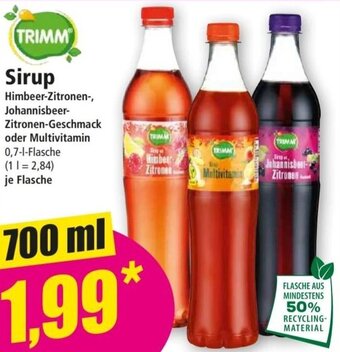 Norma TRIMM Sirup 700 ml Angebot
