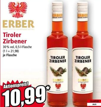Norma ERBER Tiroler Zirbener Angebot