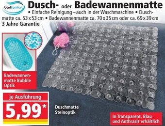 Norma Dusch- oder Badewannenmatte Angebot