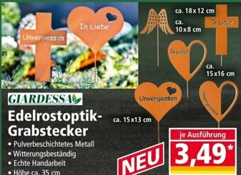 Norma GIARDESSA Edelrostoptik-Grabstecker Angebot