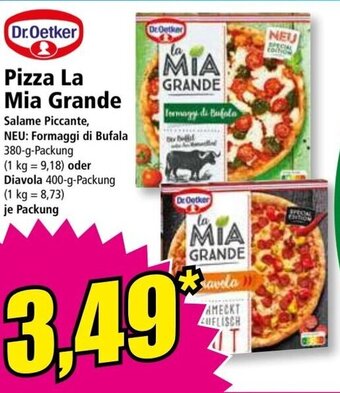 Norma Pizza La Mia Grande Angebot
