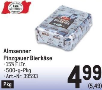Metro Almsenner Pinzgauer Bierkäse 500 g Angebot
