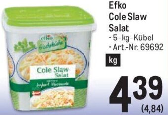 Metro Efko Cole Slaw Salat -5-kg-Kübel Angebot
