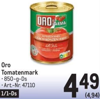 Metro Oro Tomatenmark .850-g-Ds Angebot