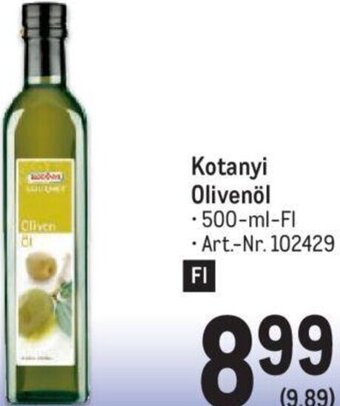 Metro Kotanyi Olivenöl -500-ml-Fl Angebot