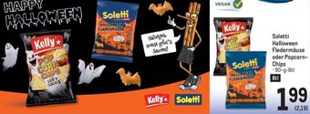 Metro Soletti Halloween Fledermäuse oder Popcorn- Chips -90-g-Btl Angebot
