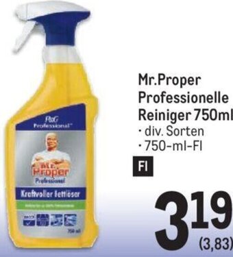 Metro Mr.Proper Professionelle Reiniger 750ml Angebot