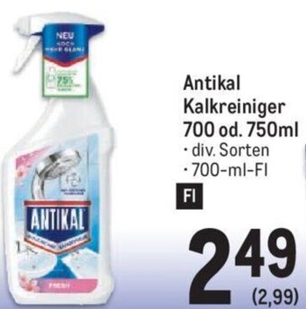 Metro Antikal Kalkreiniger 700 od. 750ml • div. Sorten -700-ml-FI Angebot