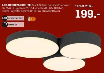 Möbel Ludwig LED-DECKENLEUCHTE Angebot