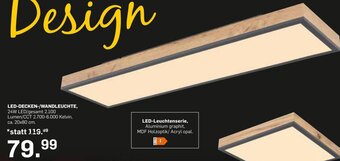 Möbel Ludwig LED-DECKEN-/WANDLEUCHTE Angebot