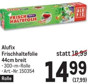 Metro Alufix Frischhaltefolie 44cm breit Angebot