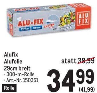 Metro Alufix Alufolie 29cm breit Angebot