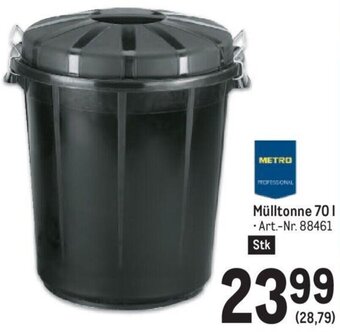 Metro Mülltonne 70L Art.-Nr. 88461 Stk Angebot