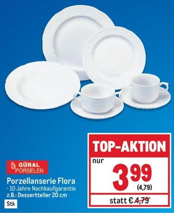 Metro Porzellanserie Flora z.B.: Dessertteller 20 cm Stk Angebot