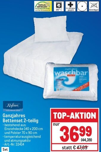 Metro Ganzjahres Bettenset 2-teilig Angebot