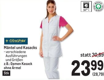 Metro Mäntel und Kasacks z.B.: Damen Kasack ohne Ärmel Angebot