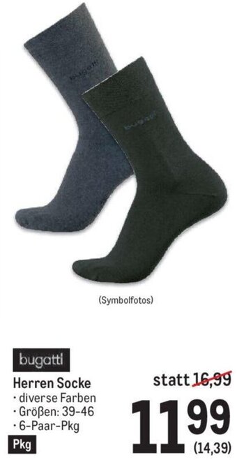 Metro bugatti Herren Socke Angebot