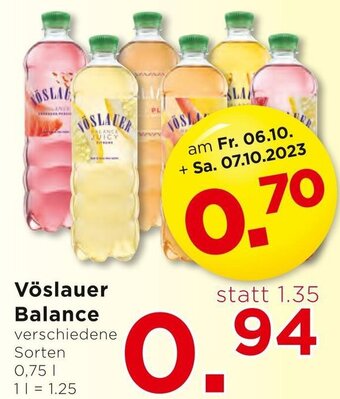 Unimarkt Vöslauer Balance 0,75 L Angebot