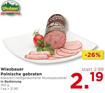 Unimarkt Wiesbauer Polnische gebraten 100g Angebot
