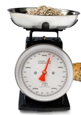Interspar Küchenwaage retro Angebot