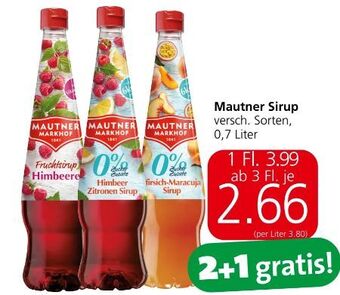 Spar Sirup Angebot