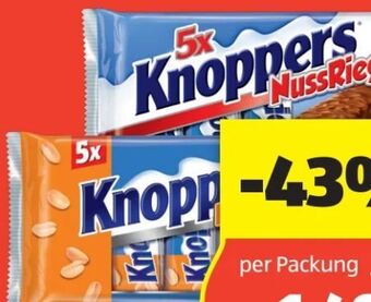 Hofer Knoppers nussriegel Angebot