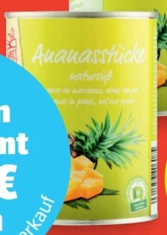 Hofer Ananasstücke Angebot